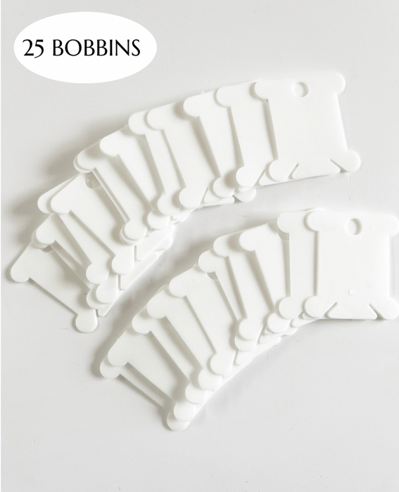 Plastic Floss Bobbins and Split Ring