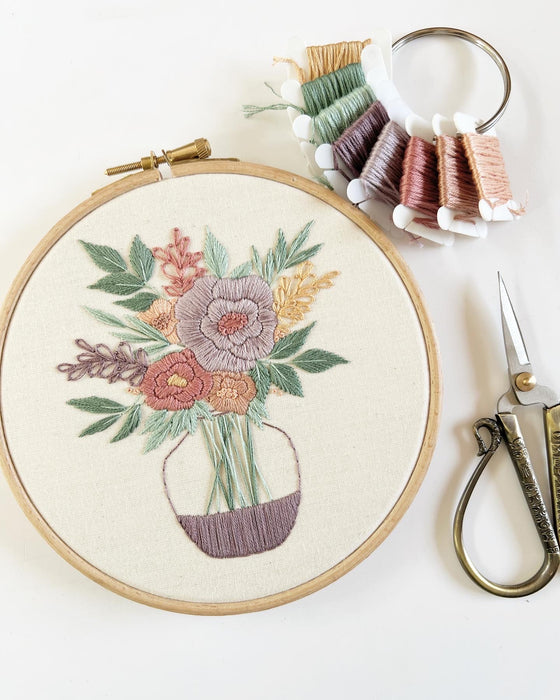 May Flowers Embroidery Pattern with Instructions || Digital Download