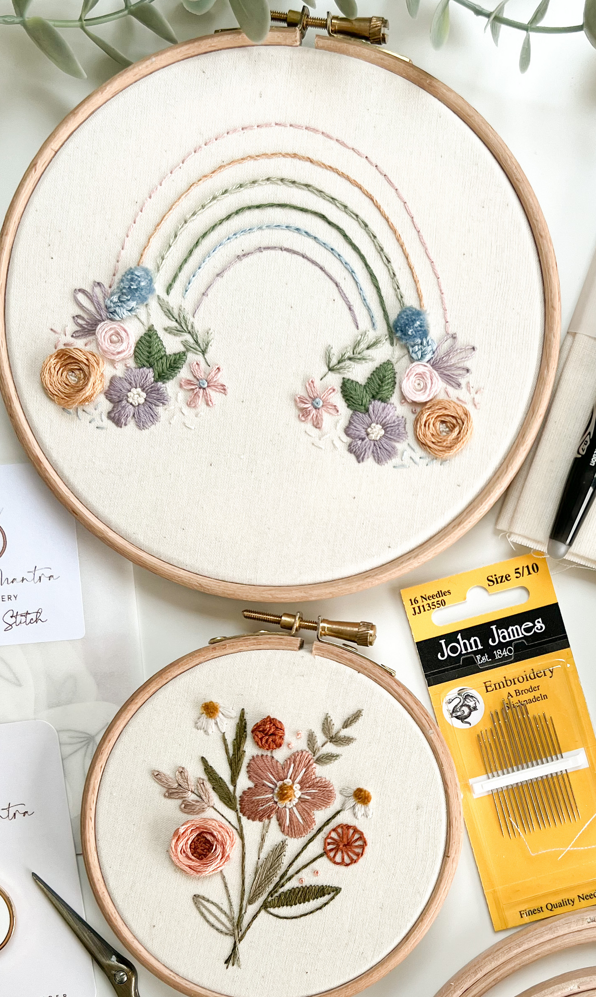 How to use Stick & Stitch to transfer your embroidery design - And