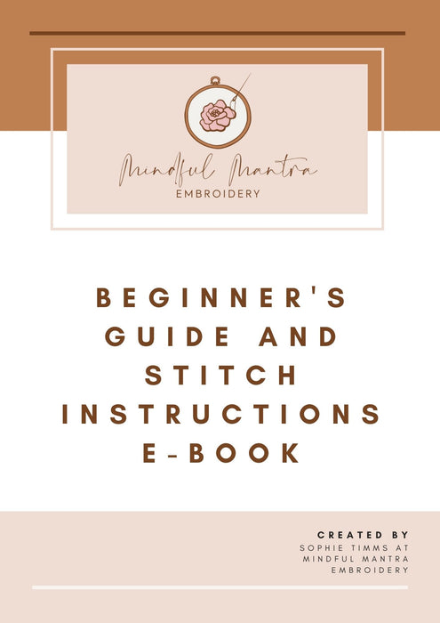Beginners Guide to Embroidery E-Book