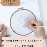 A4 Embroidery Sketch Pad