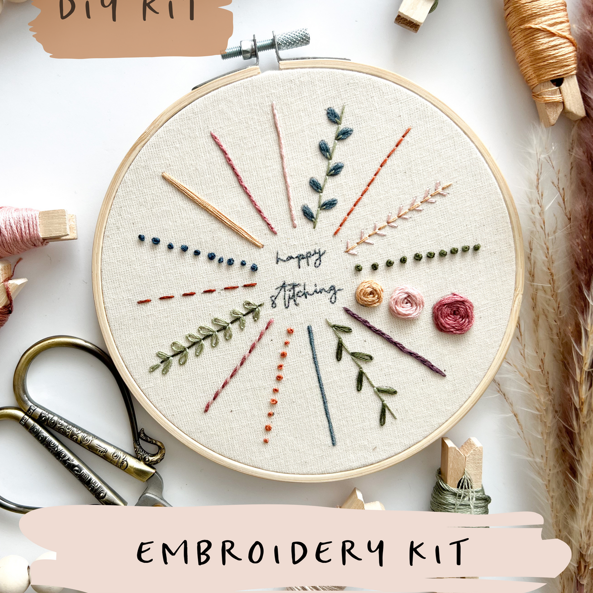 Embroidery Kit for Kids - Learn Embroidery - Alder & Alouette