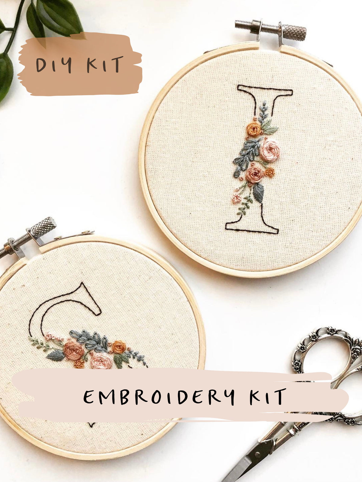 Embroidery Hobby Beginners Hand Embroidery Tutorial DIY Kit with
