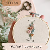 Floral Numbers Patterns and Phrase Pack with Instructions || Digital Download