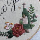 Happy New Year 2020 Embroidery Pattern with Instructions || Digital Download