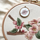 Blossom Embroidery Pattern with Instructions || Digital Download
