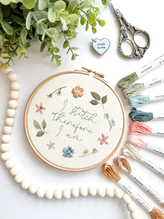 I Stitch Embroidery Pattern with Instructions || Digital Download