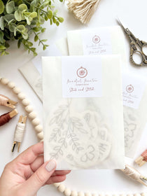 A pack of stick and stitch embroidery patterns for T-shirts