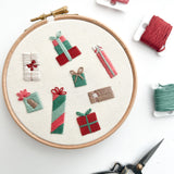 Scattered Presents Embroidery Pattern with Instructions || Digital Download