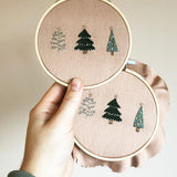 O'Christmas Tree Embroidery Pattern with YouTube Tutorial || Digital Download