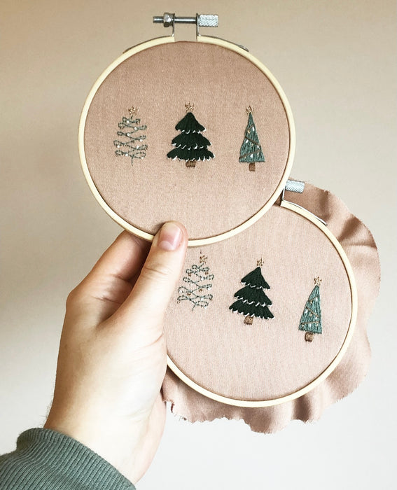 O'Christmas Tree Embroidery Pattern with YouTube Tutorial || Digital Download