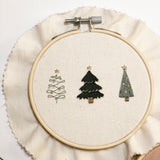 O'Christmas Tree Embroidery Pattern with YouTube Tutorial || Digital Download