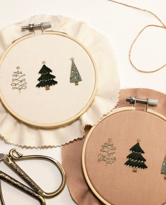 O'Christmas Tree Embroidery Pattern with YouTube Tutorial || Digital Download