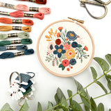Blooming Beauty Embroidery Pattern with Instructions || Digital Download