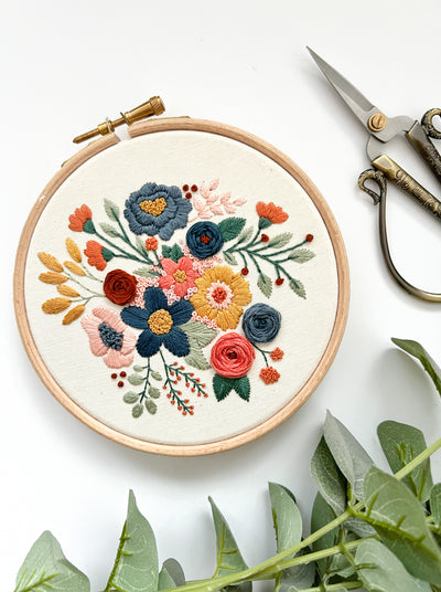 Blooming Beauty Embroidery Pattern with Instructions || Digital Downlo ...