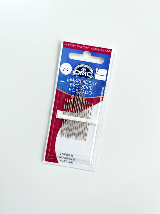 DMC 1765-5/10 Embroidery Hand Needles, 15-Pack, Size 5/10