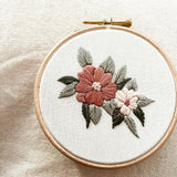 Whimsical Floral Embroidery Kit