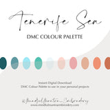 Tenerife Sea DMC Colour Palette || Digital Download