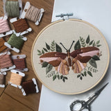 Butterfly Embroidery Pattern with Instructions || Digital Download