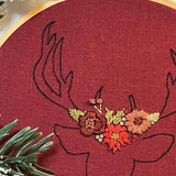 Stag Embroidery Pattern with Instructions || Digital Download